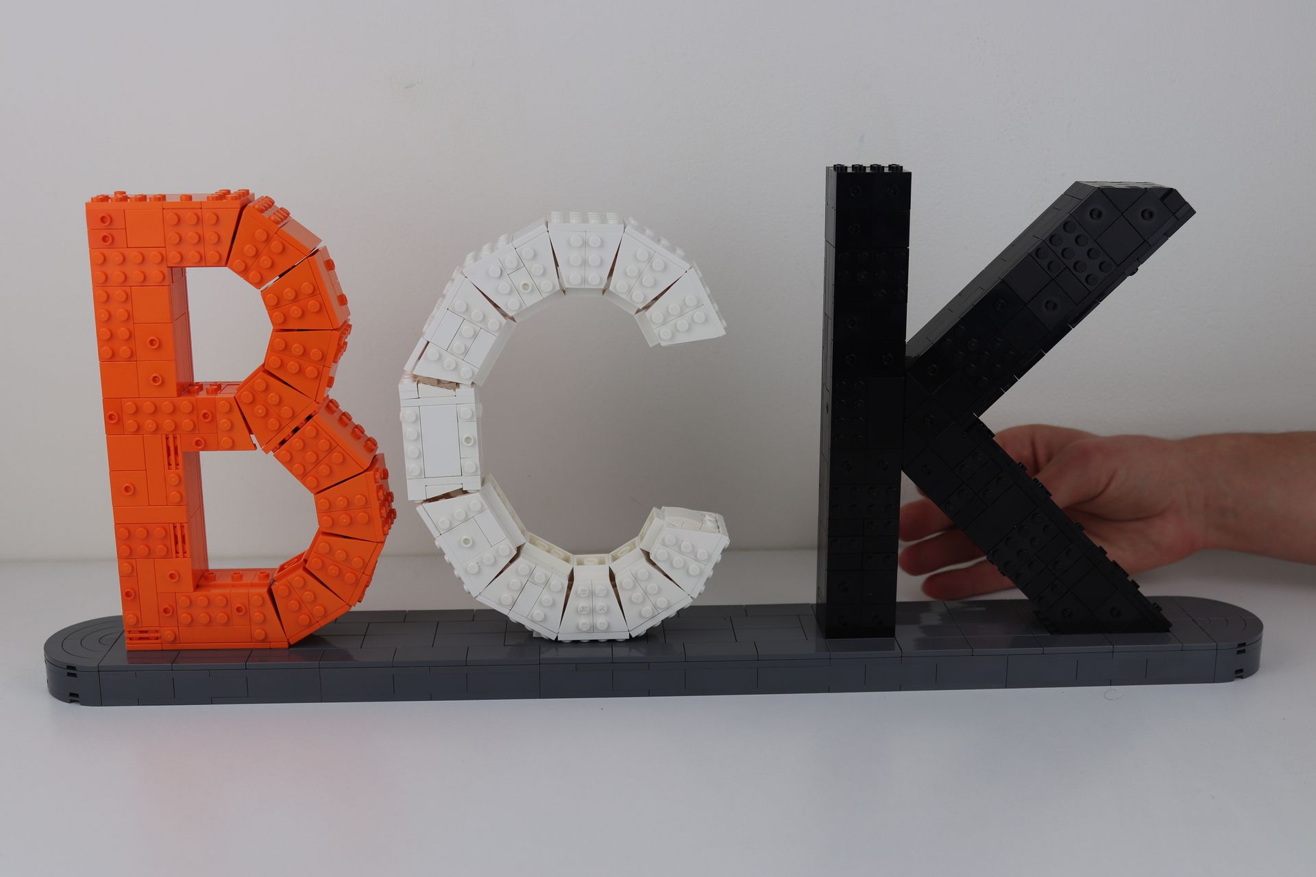 BCK lego letter BCK