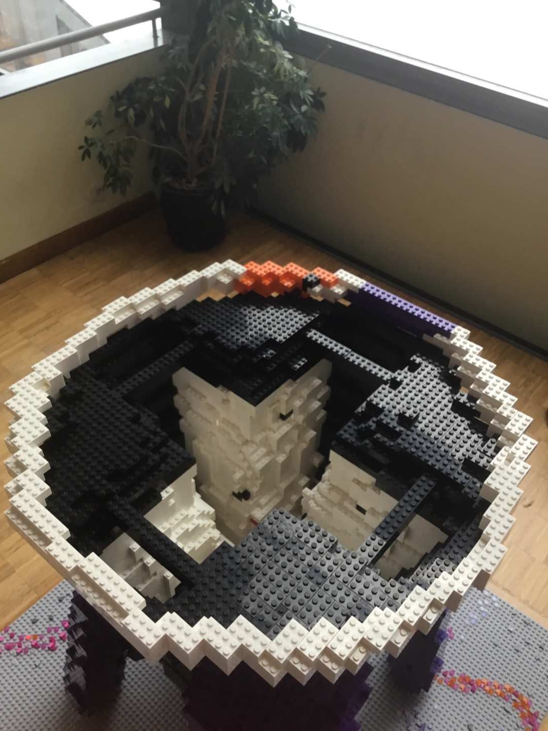 FTI leuven event lego raket model 2 meter