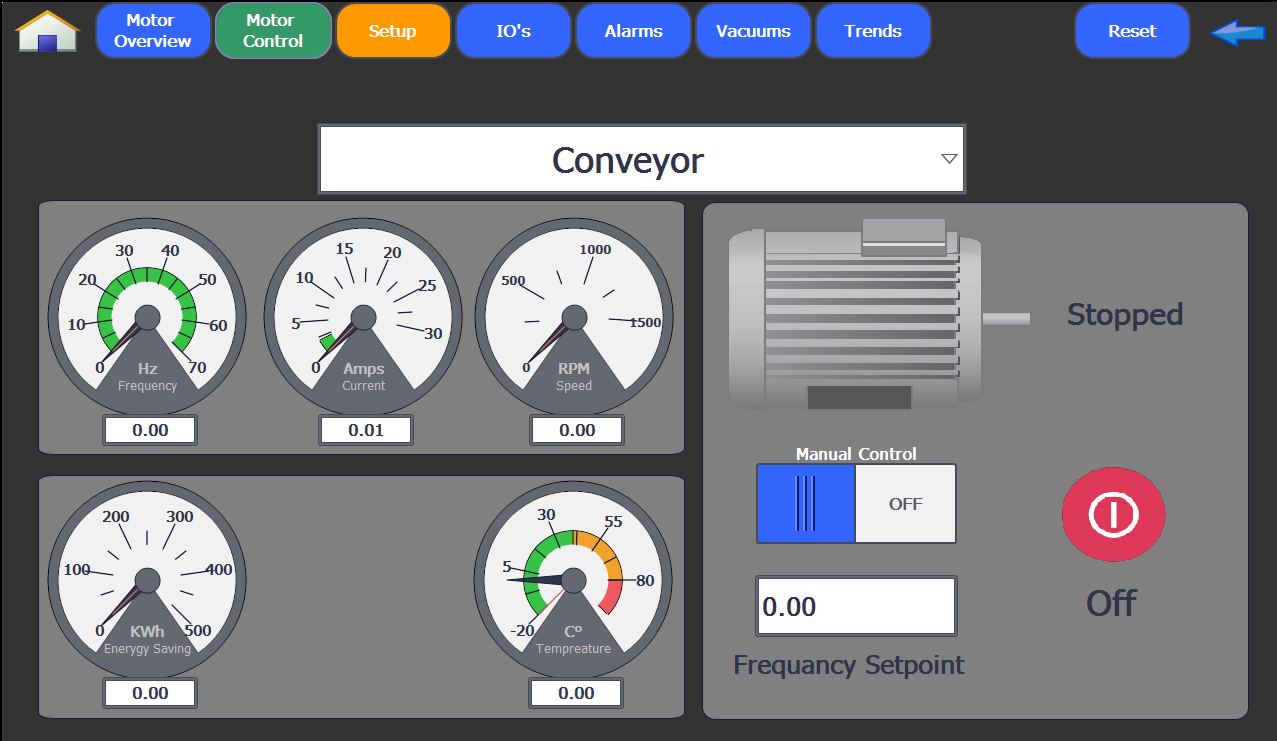 a person is pressing a button on a computer screen that show a car wash tunnel schematic