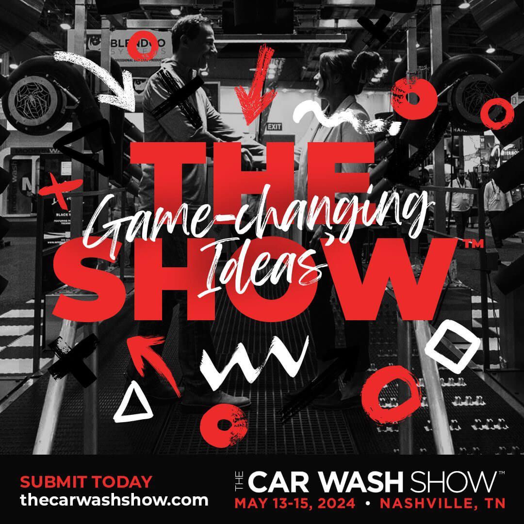 Graphic for the 2024 carwash show tradeshow