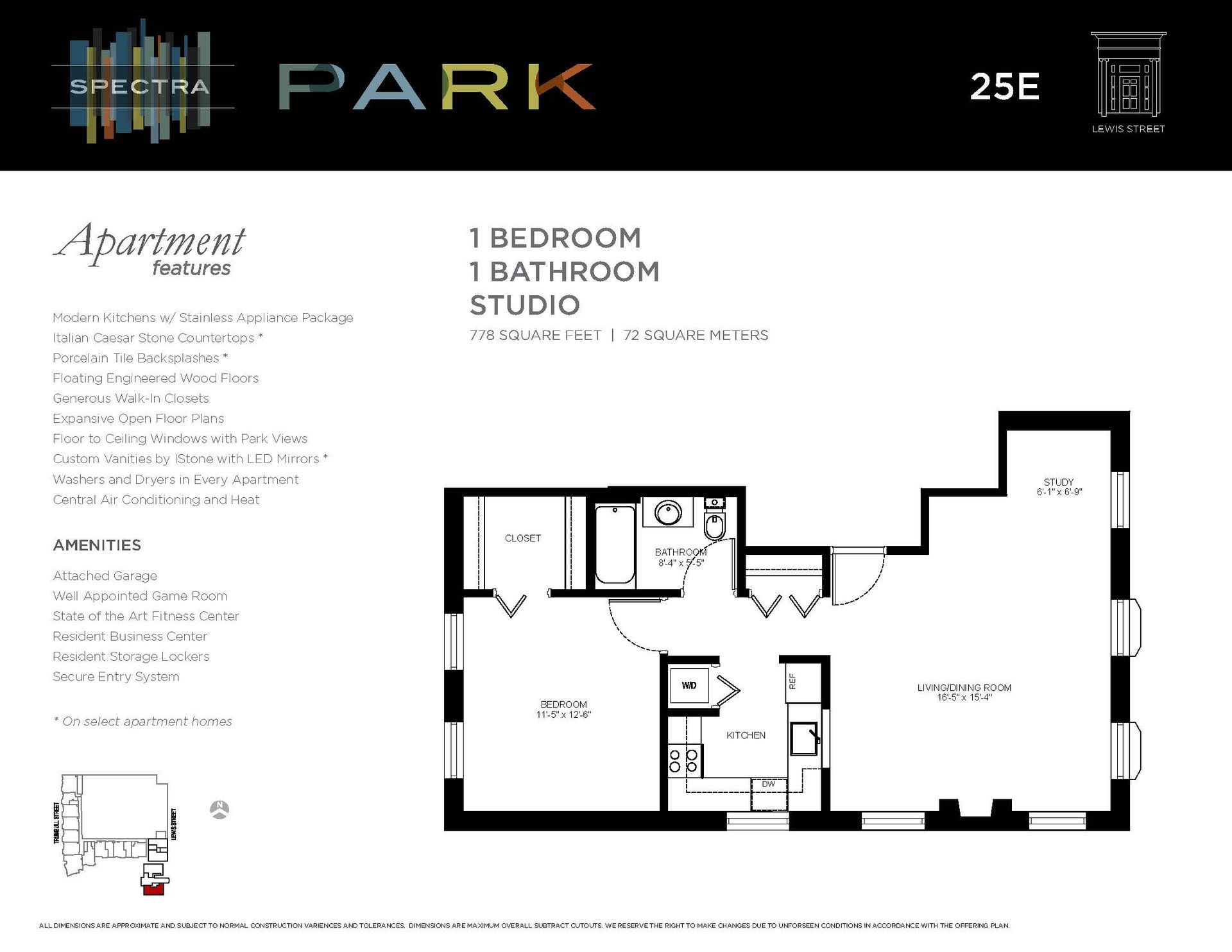 A black and white floor plan of a bedroom bathroom studio apartment.