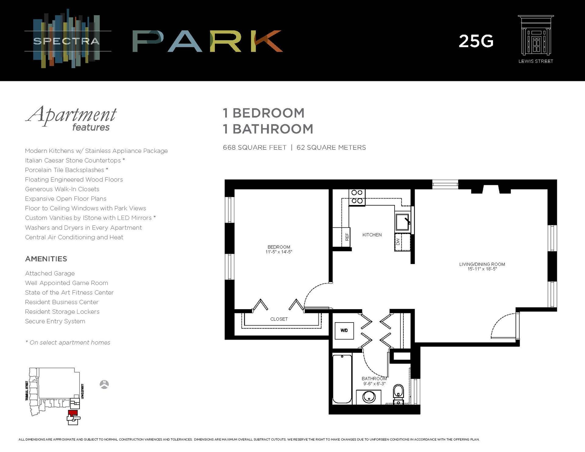A black and white floor plan of a bedroom apartment with a bathroom.