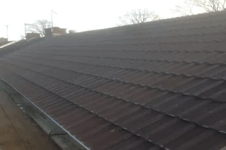 New roof installation