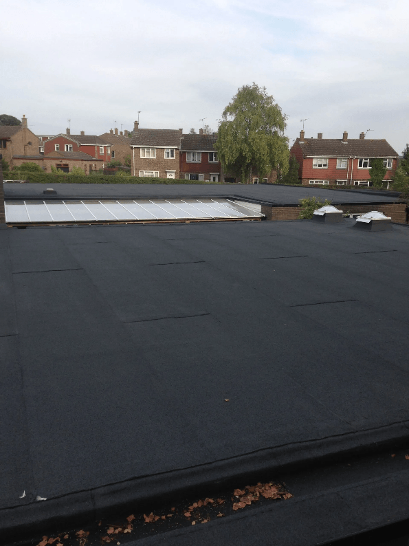 Completed flat roof 2