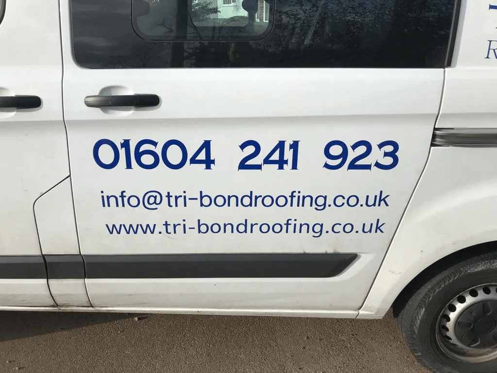 Tri-Bond Roofing Limited Van Door