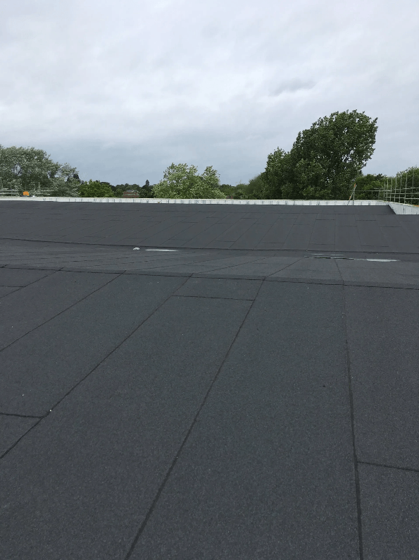 Industrial flat roof