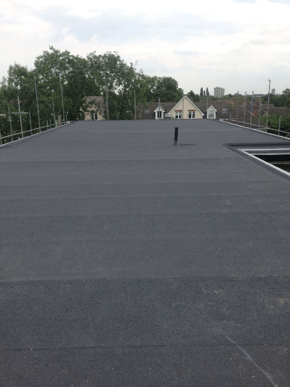 Flat roof completed by Tri-Bond Roofing Limited