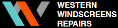 A logo for western windscreen repairs is shown on a black background