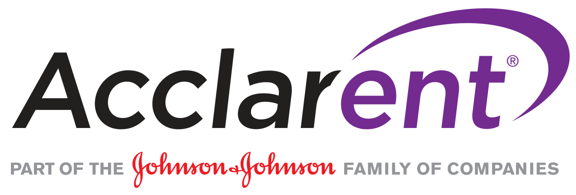 The acclarent logo is part of the johnson johnson family of companies