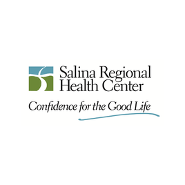 The logo for the salina regional health center says `` confidence for the good life ''.