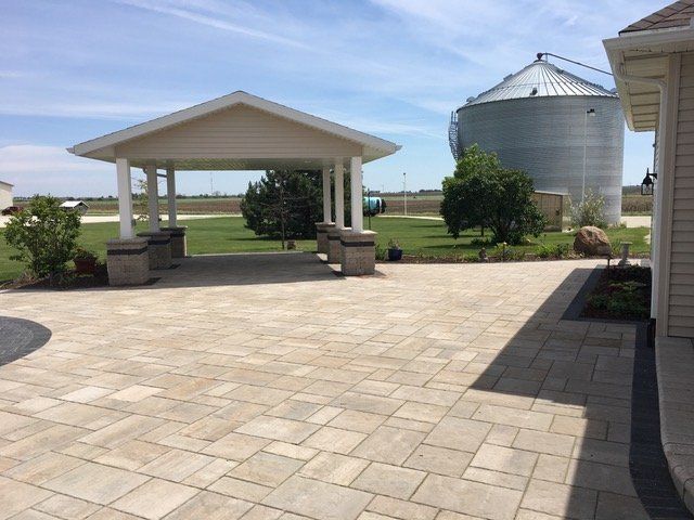 Outdoor living space and landscape project