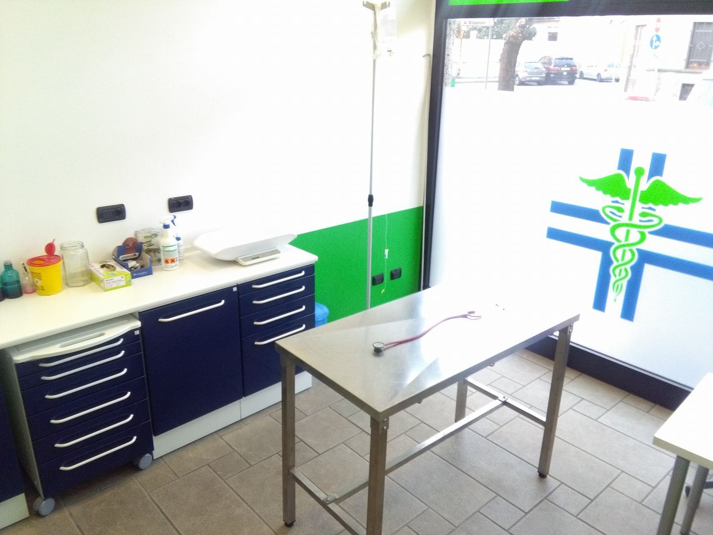 sala d'aspetto della clinica