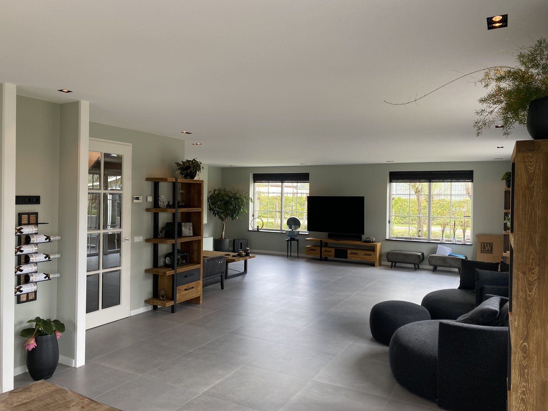 Entree verlichting, lichtontwerp, lichtplan, domotica installatie, lounge bank