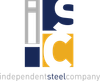 It is a logo for an independent steel company.