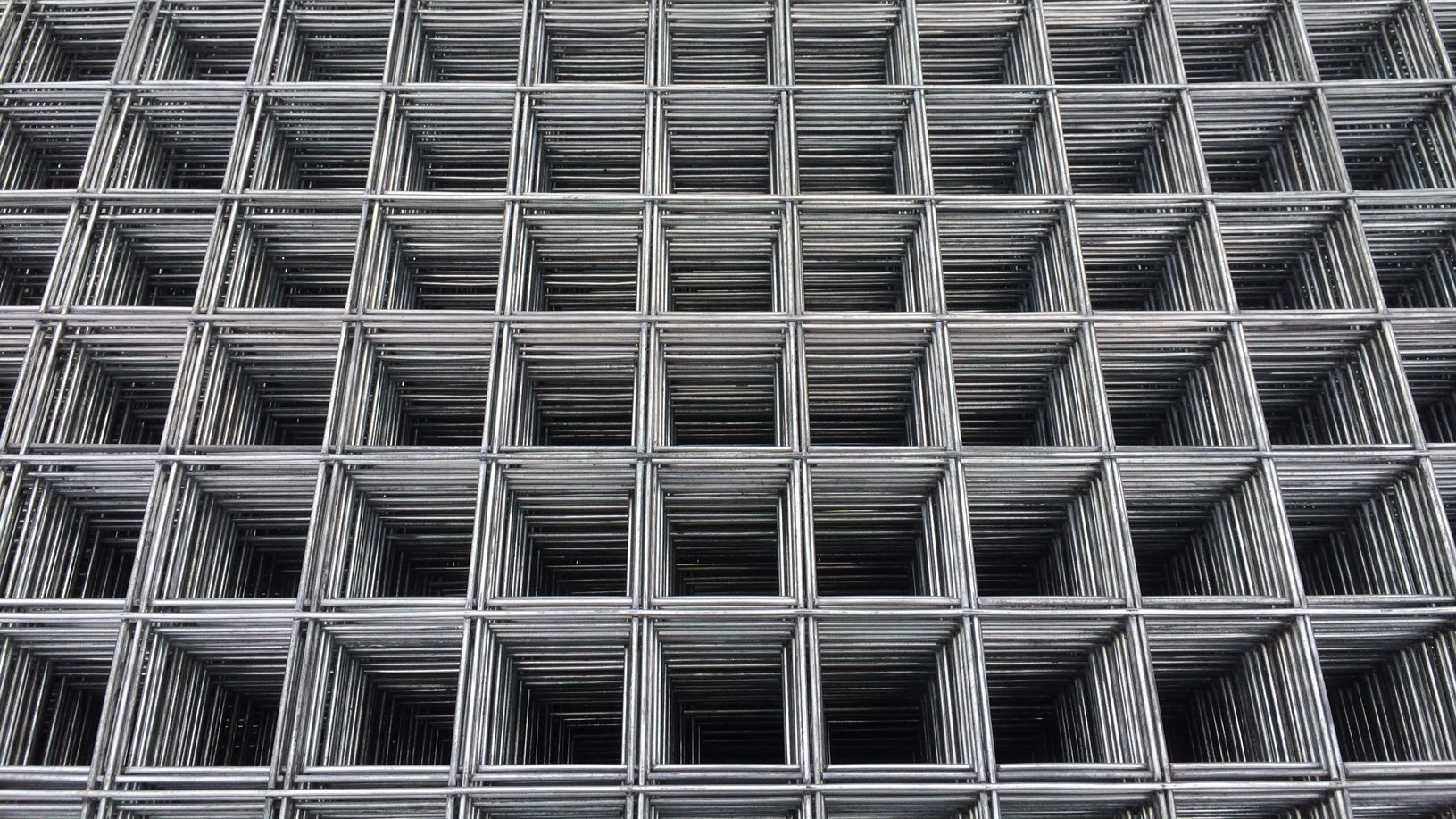 A close up of a stack of wire mesh.