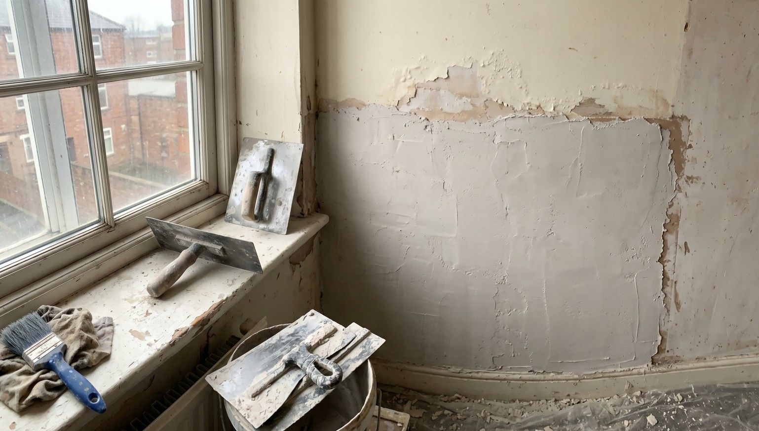 J&Z Property Maintenance carrying out property repairs at a home in Barry South Wales