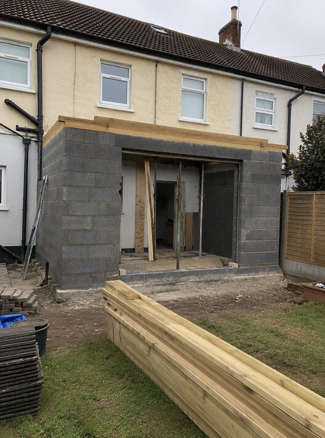 room undergoing renovation in Barry