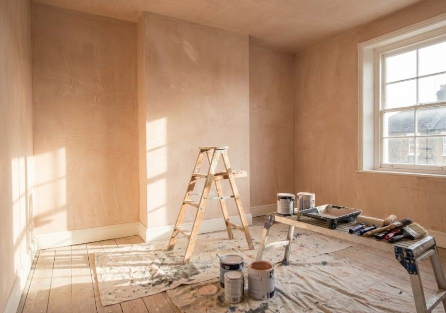 J & Z Property Maintenance renovating a property in Cardiff