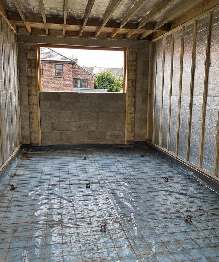 room undergoing renovation in Barry