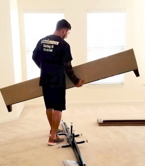 a container is full of boxes