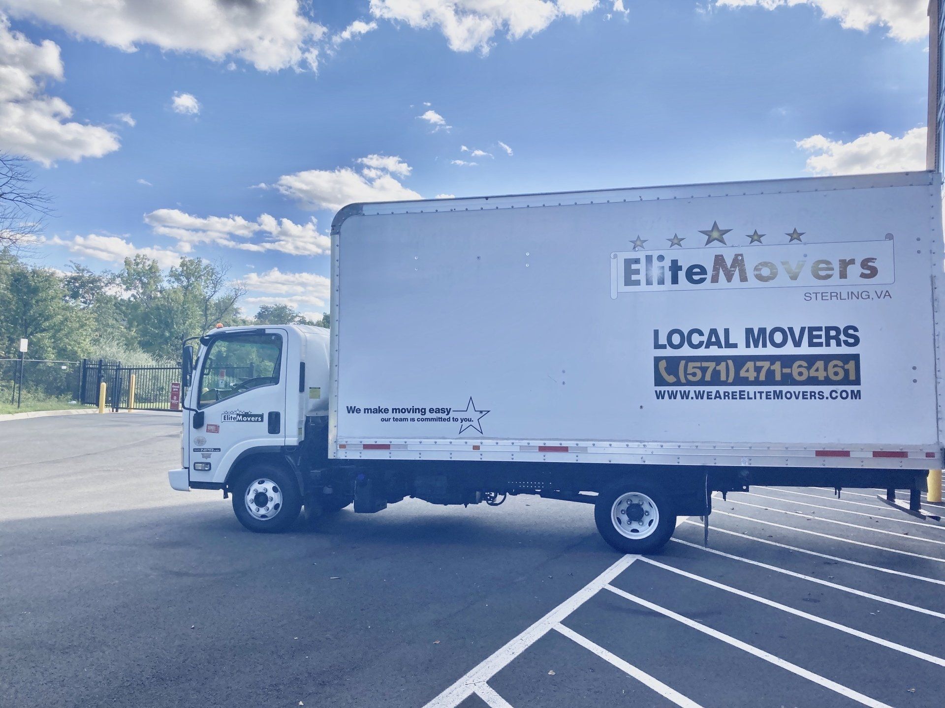 Elite movers truck