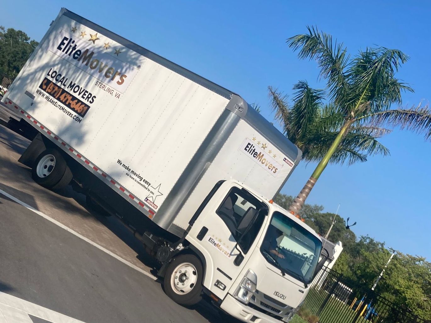 our 20ft box truck arriving to Florida from sterling, VA