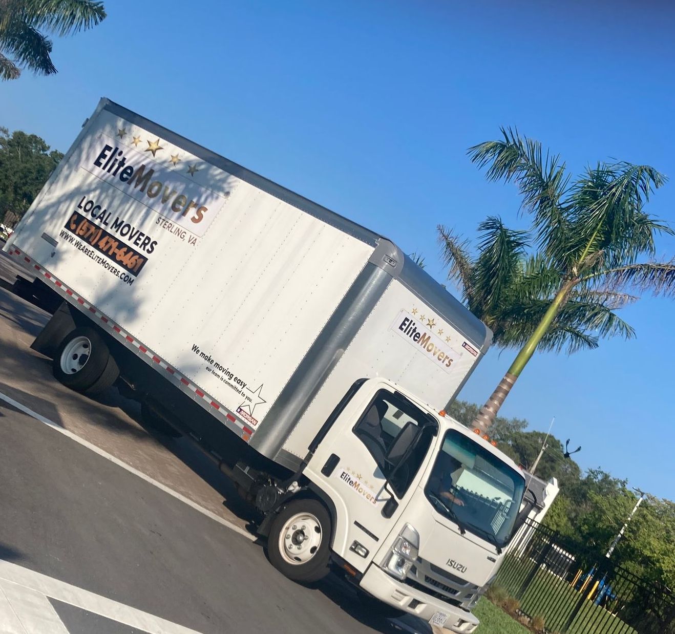 our 20ft box truck arriving to Florida from sterling, VA