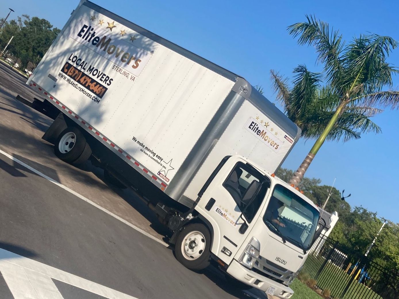 our 20ft box truck arriving to Florida from sterling, VA