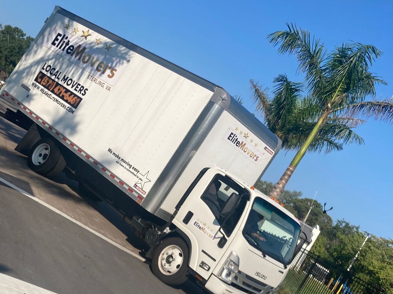 our 20ft box truck arriving to Florida from sterling, VA