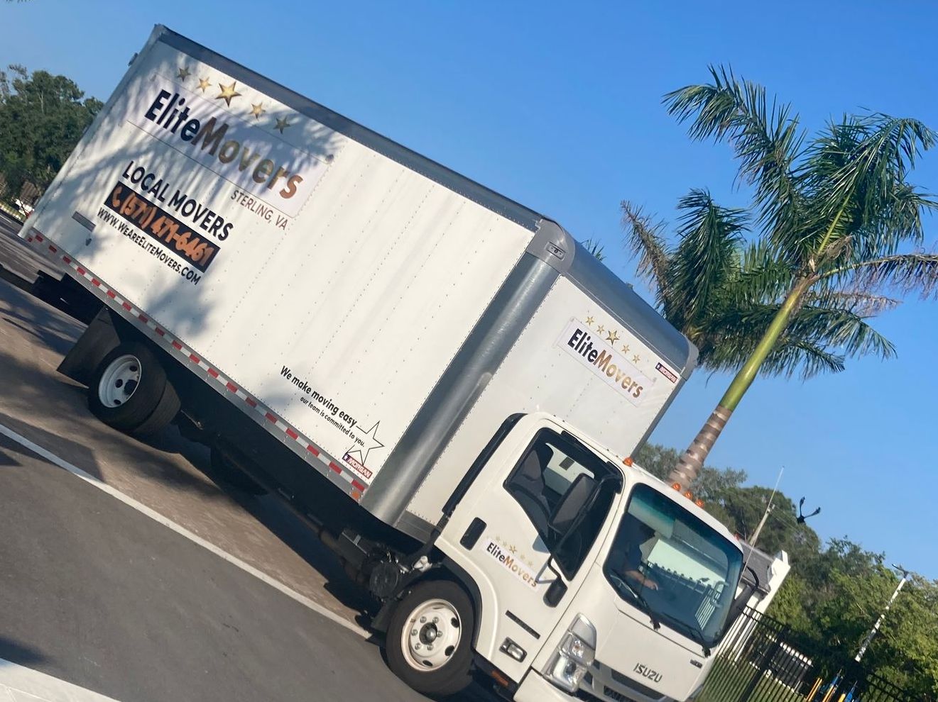 our 20ft box truck arriving to Florida from sterling, VA