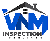 Logo for VNM Inspection Services. Blue 