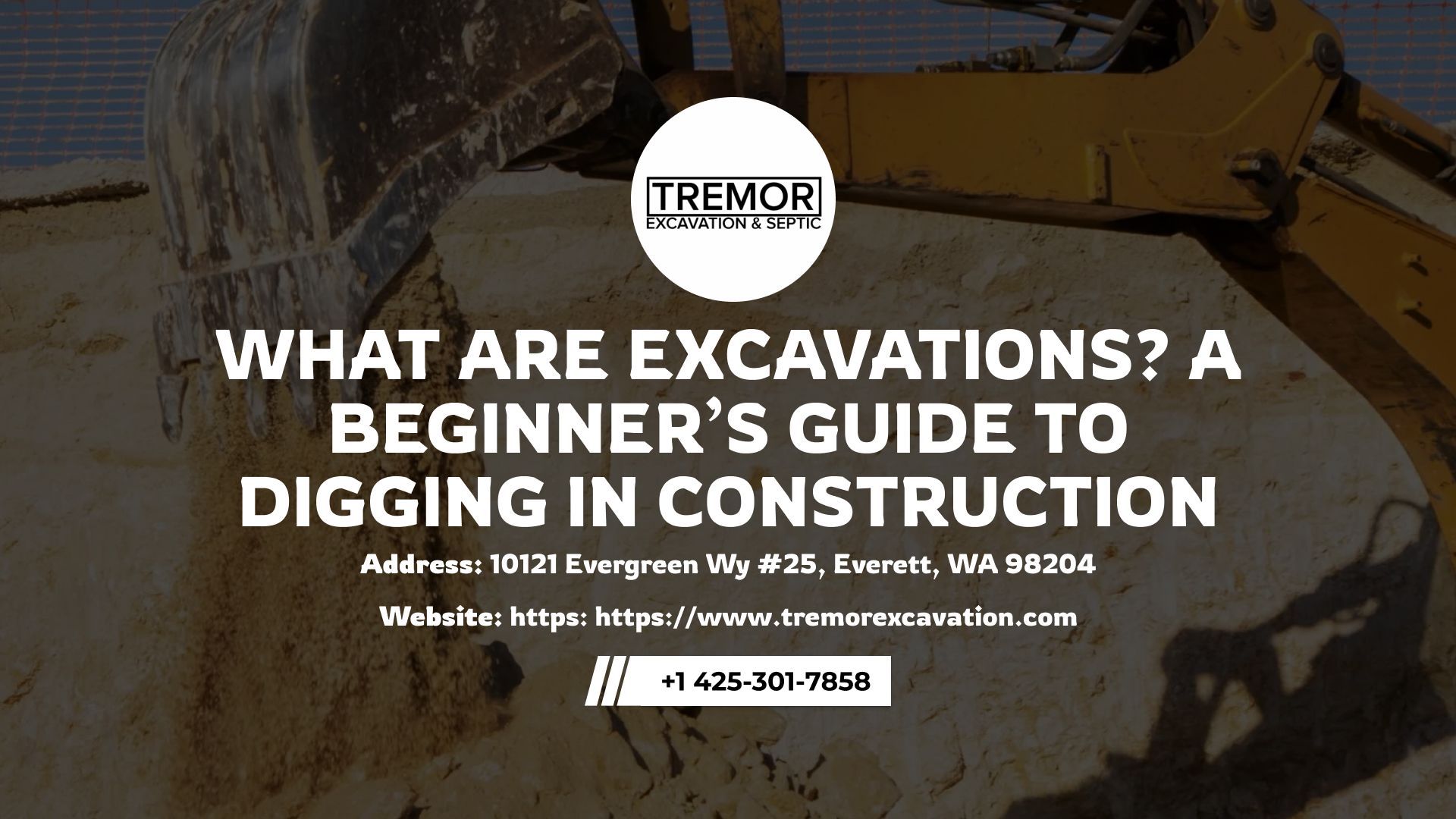 guide to excavation in construction