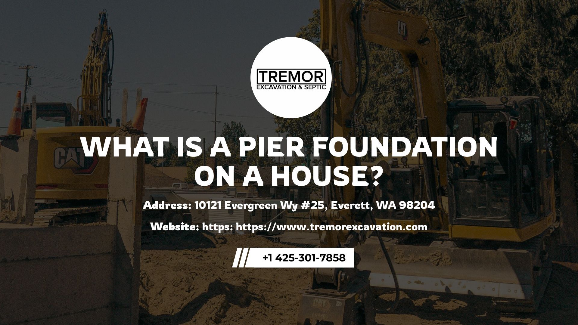 A Pier Foundation On A House