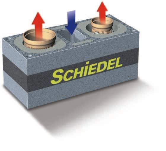 Eine Schachtel mit dem Wort Schiedel darauf