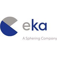 Das Logo von Eka ist eine Sphäre bildende Firma.