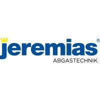 Das Logo von Jeremias Abgasttechnik ist blau und gelb und trägt eine Krone.