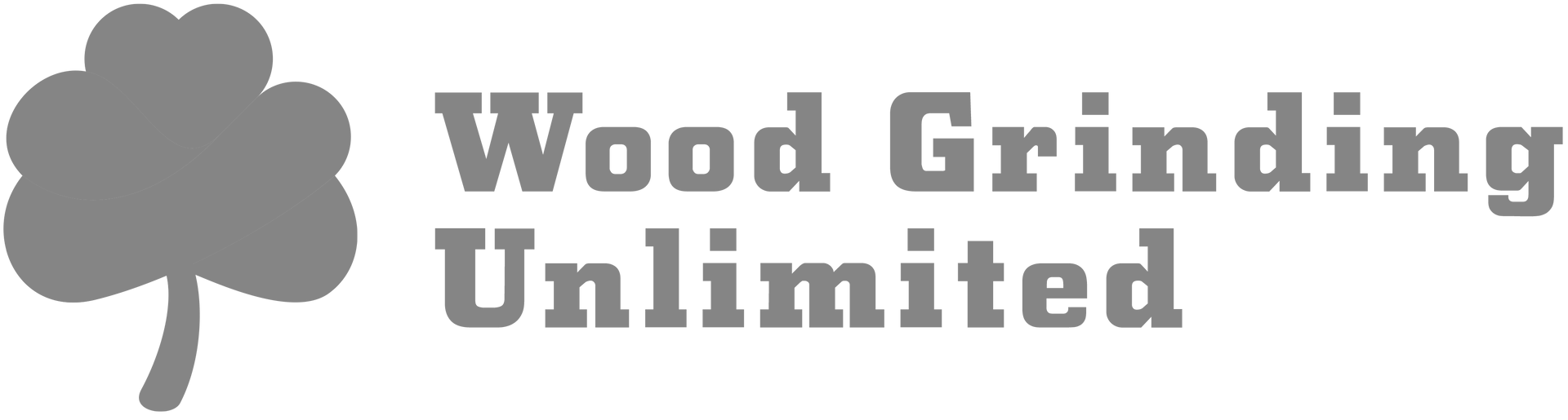 Logo: Green shamrock with the words 