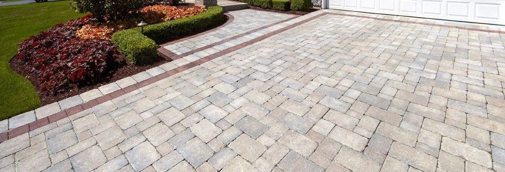 Beautiful driveway paver installation project compelted