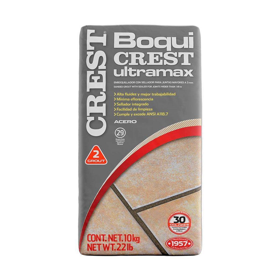 Boquicrest ultramax acero 10 kg