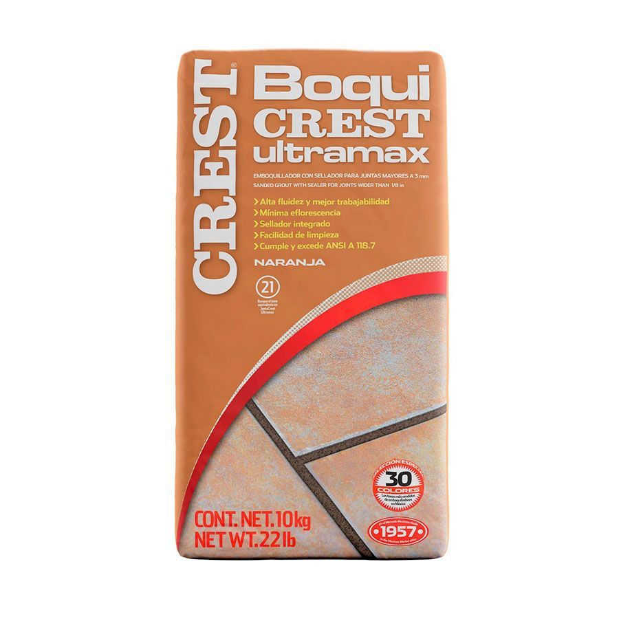 Boquicrest ultramax naranja 10 kg