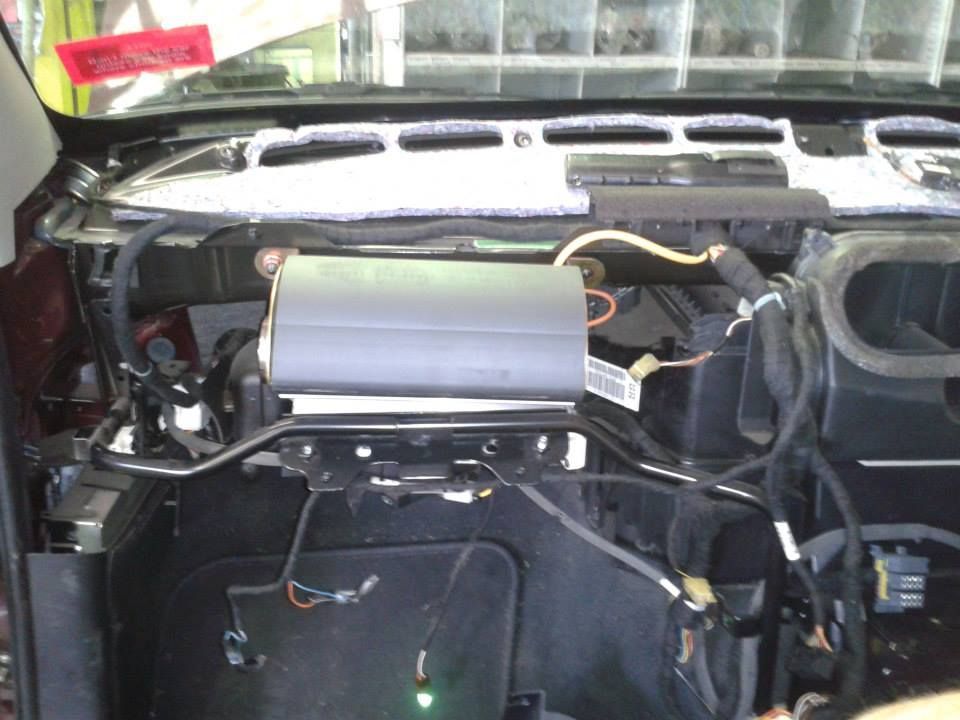 Car Dashboard Interior With Components Exposed — Mechanic in Greenbank, QLD