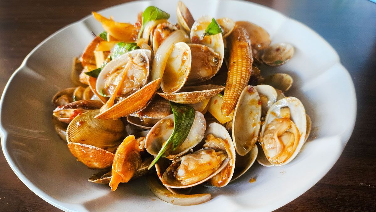 Baby Clam Chili Jam at CHIM Thai Restaurant Penshurst