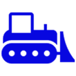 Bulldozer Filled icon