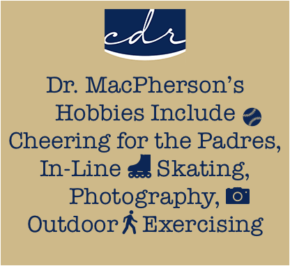 Dr MacPherson's hobbies