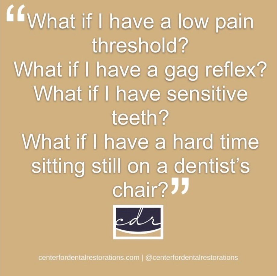 What if I have a low pain threshold?