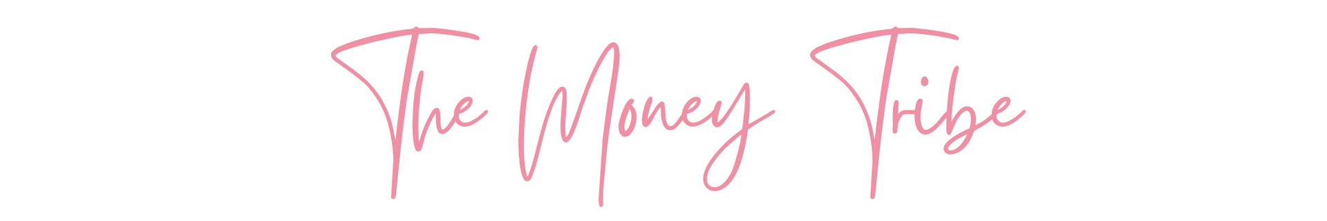 The word tribe is written in pink on a white background.