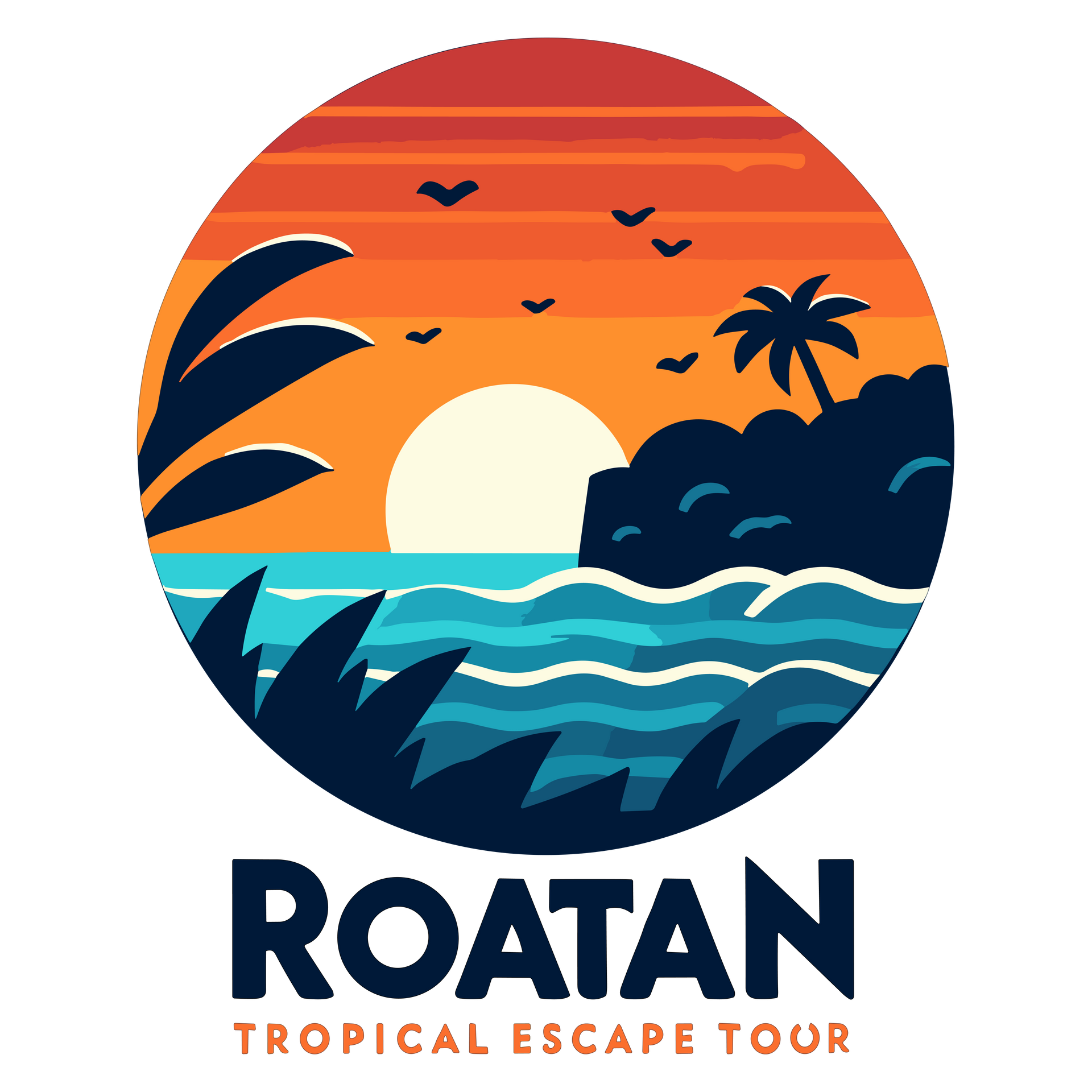 Roatan Tropical escape Logo