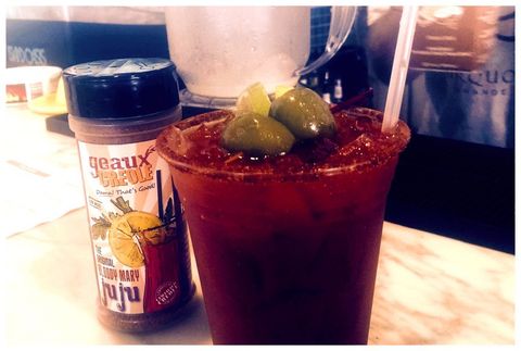 Geaux Creole Bloody Mary made with our JuJu spice blend.