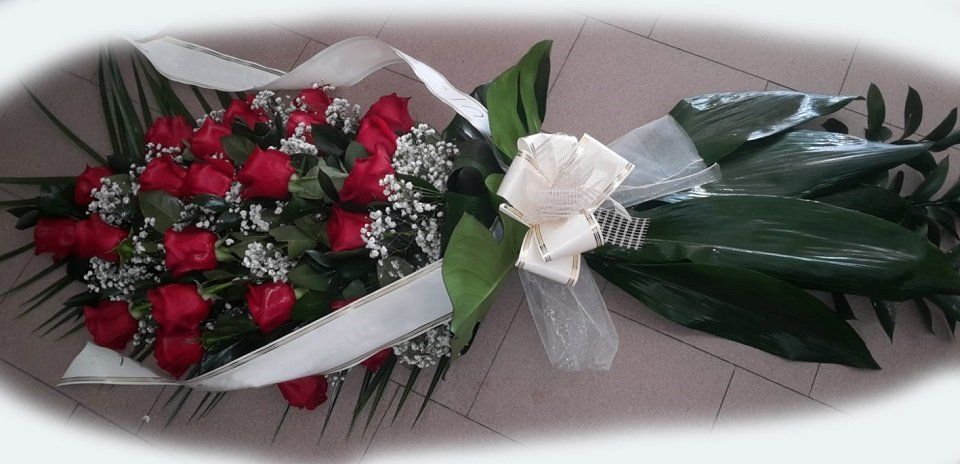 mazzo di fiori per lapide