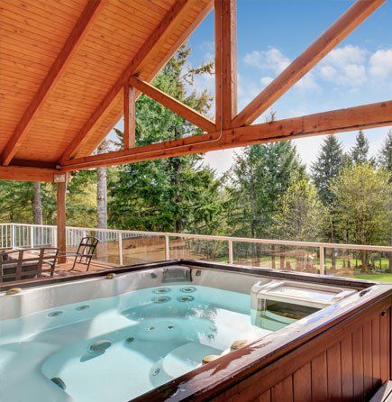 Wooden Hot Tub — Portage, MI — Michigan Swim Pool & Spa